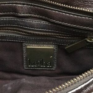 Kooba Bags - Bronze/pewter metallic leather handbag/clutch Kooba Bags - Bronze/pewter metallic leather handbag/clutch